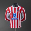 25-26 Atletico Madrid Jersey Red Home Long Sleeve Soccer Men's Shirt Atletico Madrid New Jersey