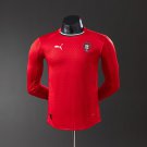 2026 Portugal Jersey Home Red Long Sleeve Soccer Men's Shirt Portugal New Jersey 2025-2026