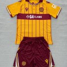 25-26 Motherwell Jersey Home Kids Kit Yellow Youth Kit Children Jersey Motherwell 2025-2026 New