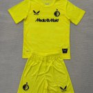 25-26 Feyenoord Shirt Jersey Gk Kids Kit Goalkeeper Yellow Youth Kit Children Shirt Jersey Feyenoord