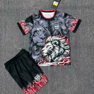 25-36 Barcelona Shirt Jersey Grey black Specisl Edition Kids Kit Soccer Shirt Jersey Youth