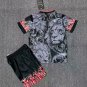 25-36 Barcelona Shirt Jersey Grey black Specisl Edition Kids Kit Soccer Shirt Jersey Youth