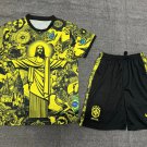 25-26 Brazil Jesus Christ Jersey Kids Kit Special Edition Youth Kit Children Jersey Brazil 2025-2026