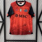 Napoli Jersey 25/26 Halloween Orange Soccer Shirt Jersey Halloween Napoli Jersey Kit 2025-26