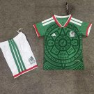 Kids Kit 2026 Mexico Shirt Jersey Home Soccer Shirt Jersey Youths