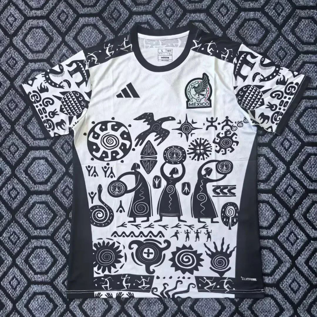 2026 Mexico special version black white jersey