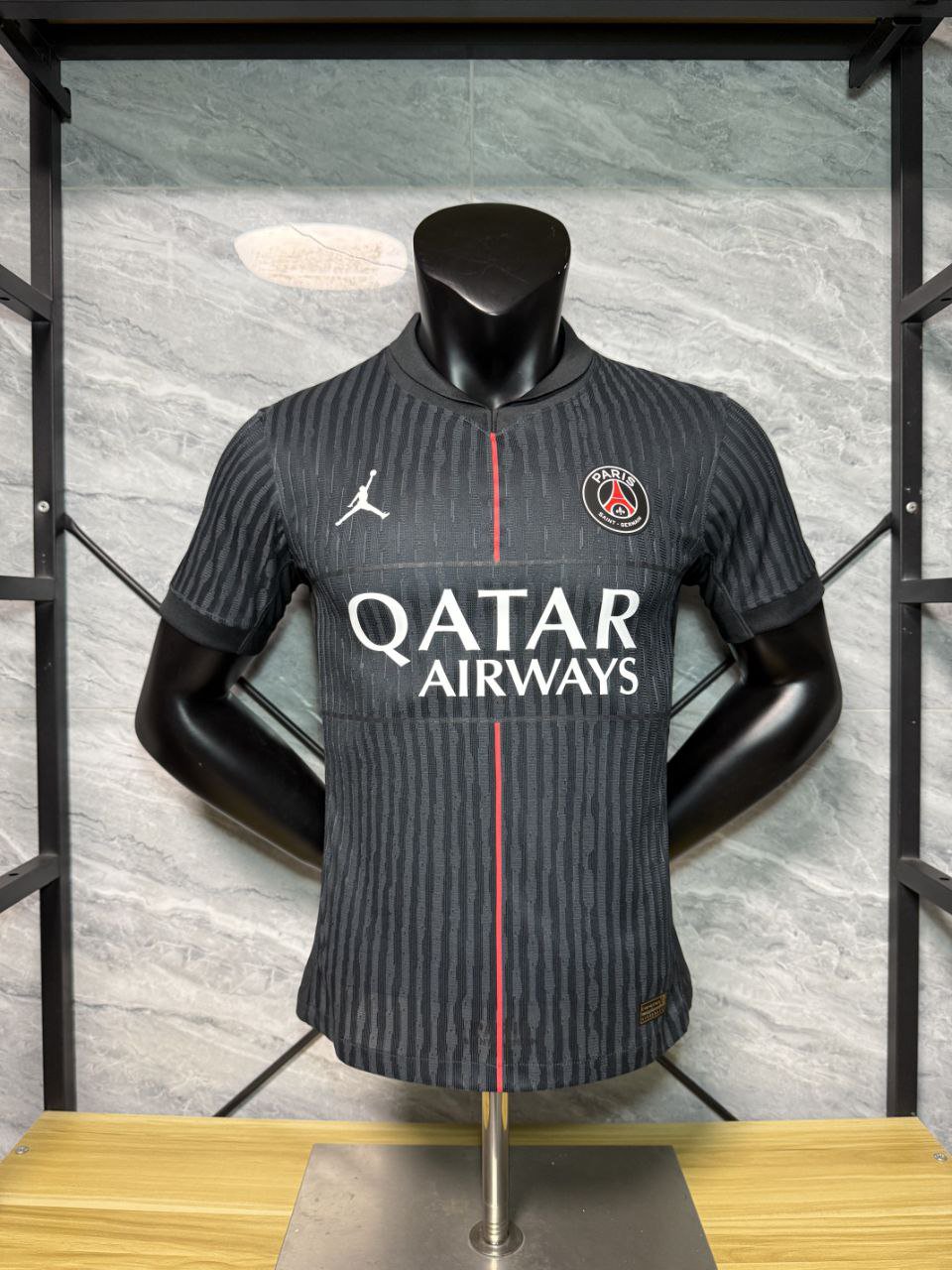 PSG Jordan Fourth Jersey Black 25-26 Soccer Men's Shirt Jersey PSG 2025-2026 Football New