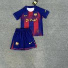 25-26 Barcelona Jersey Home New Sponsor Kids Kit Youth Kit Children Jersey Barcelona 2025-2026 New