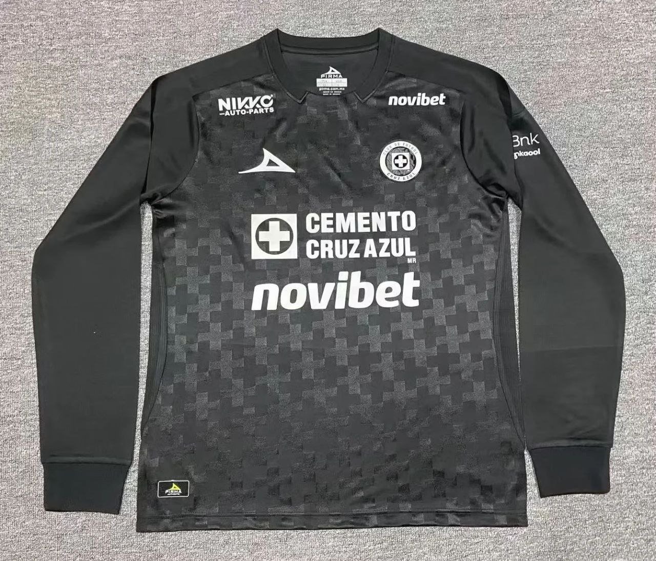 Cruz Azul Jersey Third 25-26 Black Long Sleeves Soccer Men's Shirt Jersey Cruz Azul 2025-2026