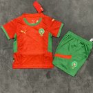 25-26 Morocco Home Kid Kit Shirt Jersey Youth