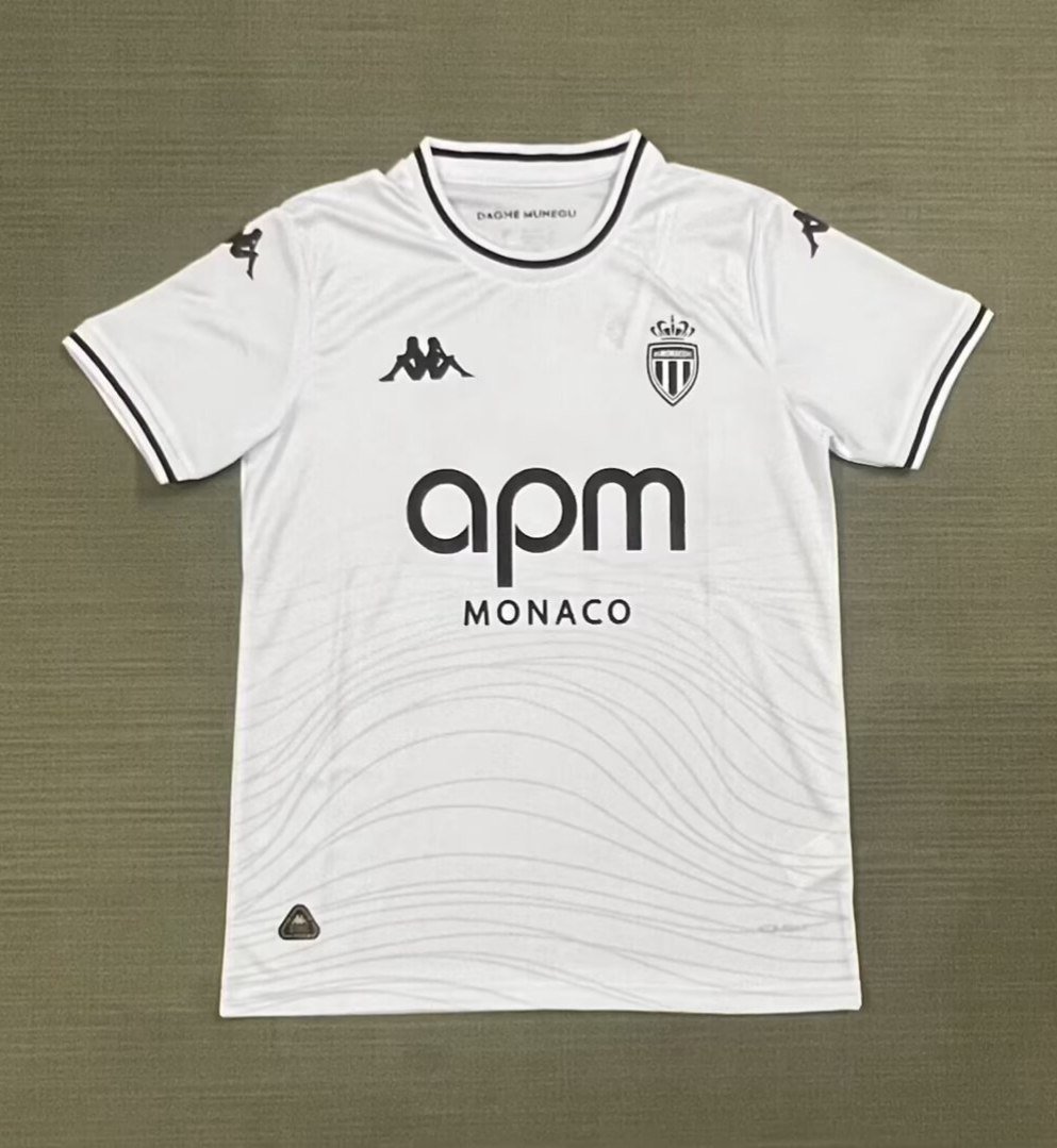 Monaco Shirt Jersey Third 25-26 Soccer Men's Shirt Shirt Jersey Monaco 2025-2026 Football New