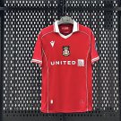 25-26 Wrexham Shirt Jersey Home Kids Kit Youth Kit Children Shirt Jersey Wrexham 2025-2026 New