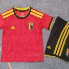 25-26 Belgium Shirt Jersey Kids Kit Home Youth Kit Children Shirt Jersey Belgium 2025-2026 New