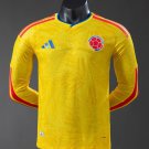 Colombia Shirt Jersey Home 2026 Soccer Men's long sleeves Shirt Jersey Colombia 2026 Football New
