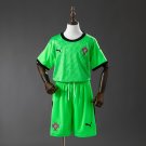 Portugal 2026 Fluorescent Green Kids Kit Shirt Jersey Youth Soccer Portugal