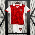 25-26 Braga Shirt Jersey Home Kids Kit Youth Kit Children Shirt Jersey Braga 2025-2026 New