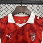 25-26 Braga Shirt Jersey Home Kids Kit Youth Kit Children Shirt Jersey Braga 2025-2026 New