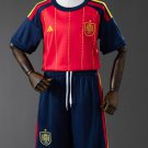 2026 Spain Jersey Home Kids Kit Soccer Youth Kit Children Jersey Spain 2025-2026 New Football