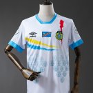Congo 2026 White and Blue Shirt Jersey Soccer