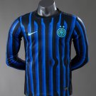 Inter Milan Jersey Home 25-26 Soccer Men's Shirt Jersey Inter Milan Long-Sleeve Home 2025-2026