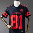 Flamengo 25/26 American Football#81 Shirt Jersey Black