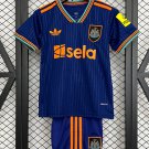 25-26 Newcastle United Jersey Kids Kit Third 3rd Soccer Youth Kit Children Jersey Newcastle United