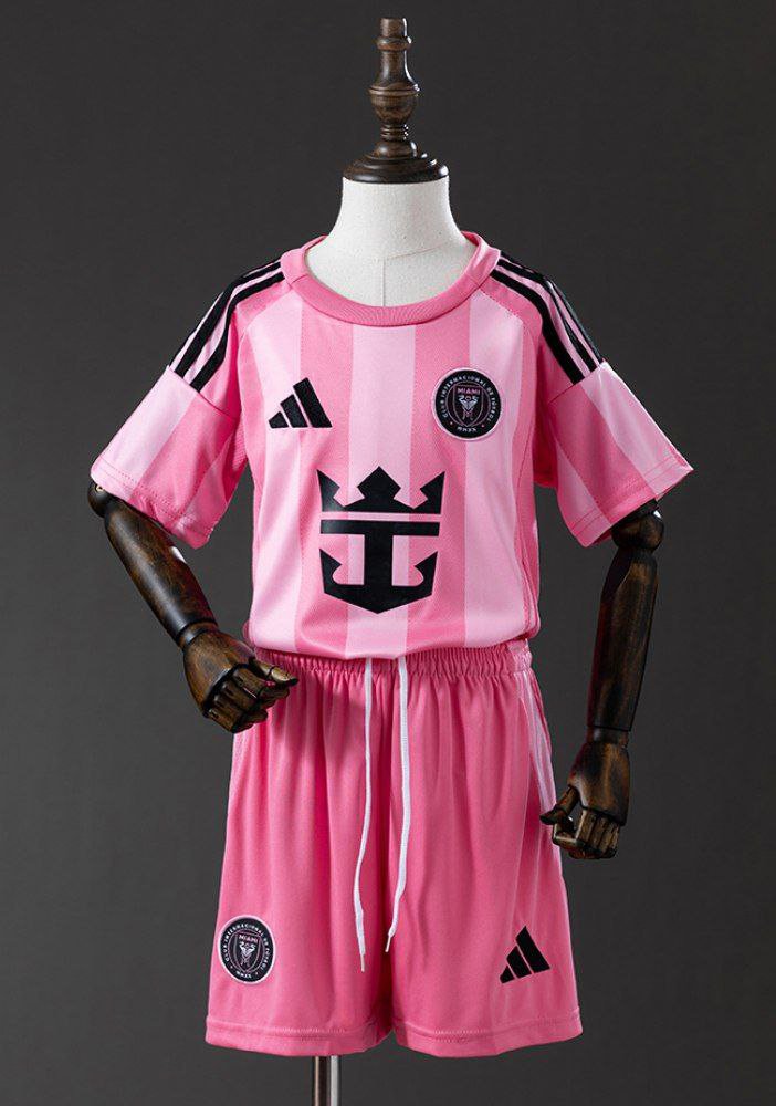 25-26 Inter Miami Jersey Kids Kit Home Soccer Youth Kit Children Jersey Inter Miami 2025-2026 New