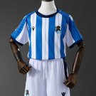 25-26 Real Sociedad Jersey Kids Kit Home Soccer Youth Kit Children Jersey Real Sociedad 2025-2026