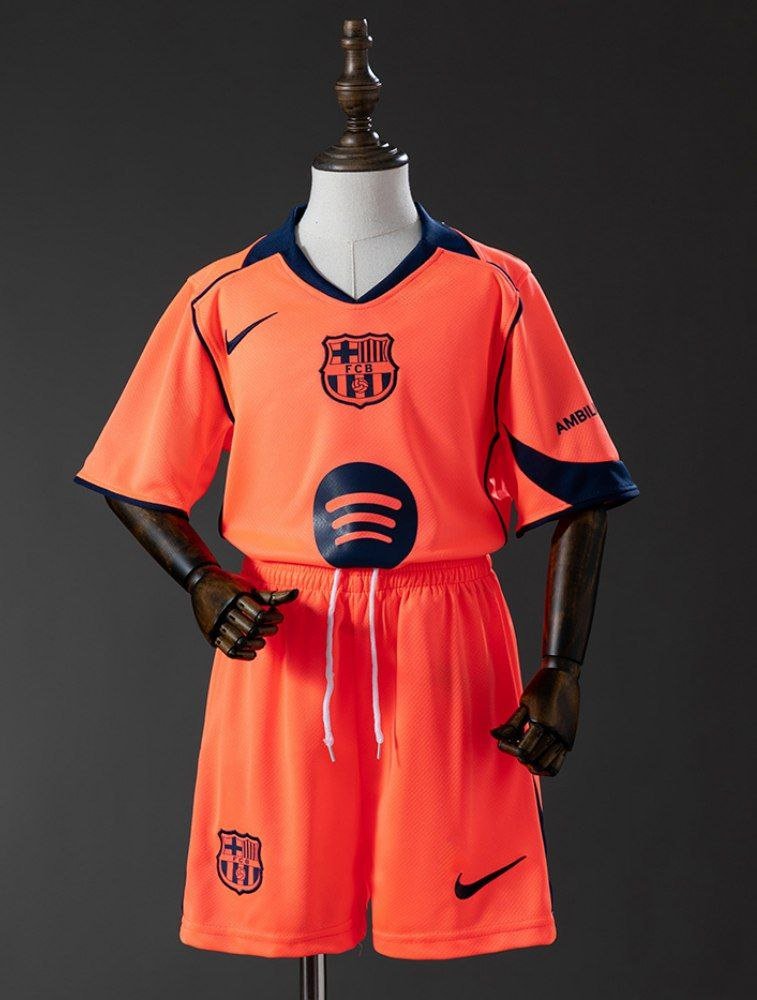 25-26 Barcelona Jersey Kids Kit Third 3rd Soccer Youth Kit Children Jersey Barcelona 2025-2026 New