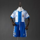 25-26 Espanyol Jersey Kids Kit Home Soccer Youth Kit Children Jersey Espanyol 2025-2026 New Football