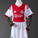 25-26 Ajax Jersey Kids Kit Home Soccer Youth Kit Children Jersey Ajax 2025-2026 New Football