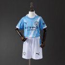 25-26 Man City Jersey Kids Kit Home Soccer Youth Kit Children Jersey Manchester City 2025-2026 New