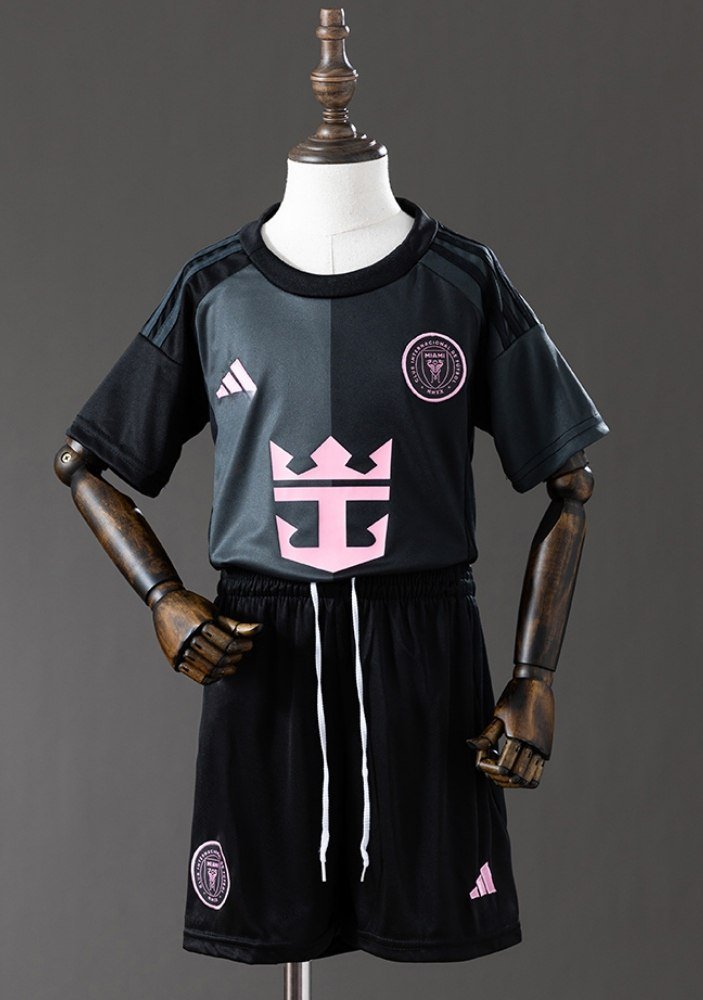 25-26 Inter Miami Jersey Kids Kit Away Soccer Youth Kit Children Jersey Inter Miami 2025-2026 New