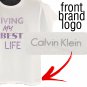 Calvin Klein Large front print tee