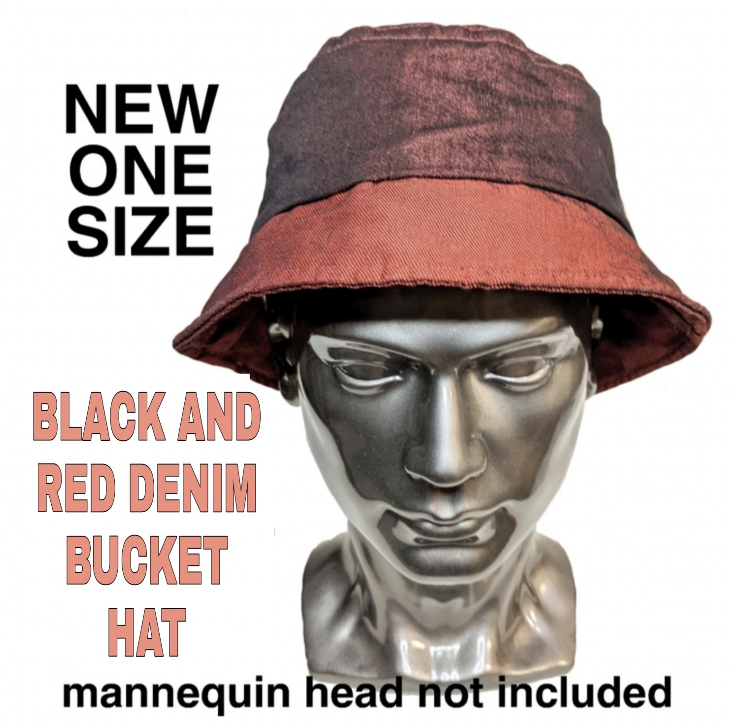 One Size Denim Bucket Hat