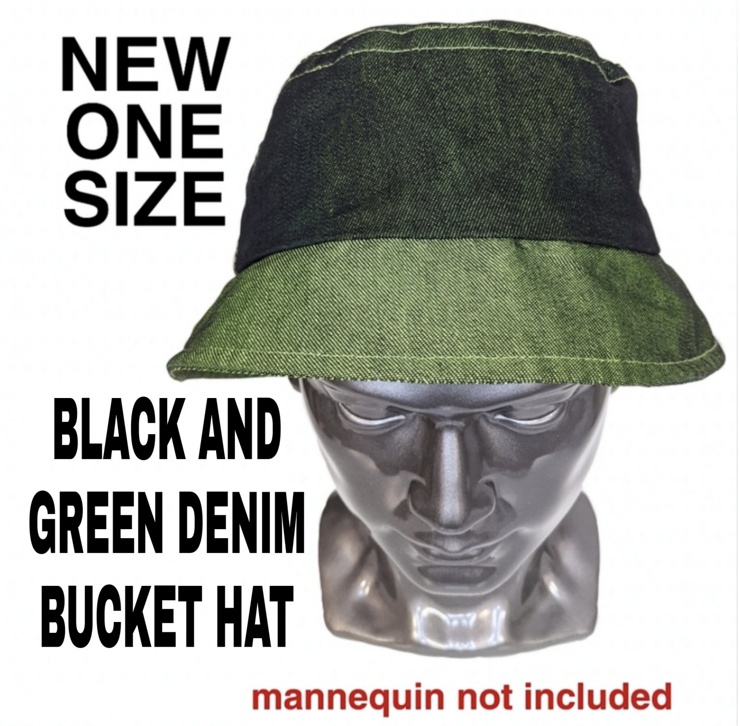 One Size Denim Bucket Hat