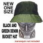 One Size Denim Bucket Hat