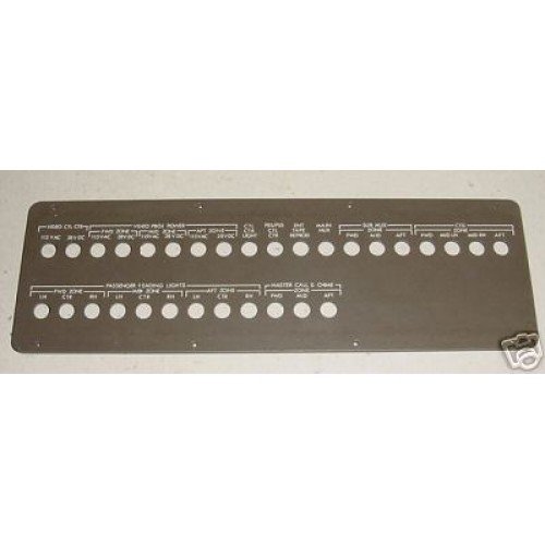 McDonnell Douglas DC10 Instrument Panel Overlay, A92591613004