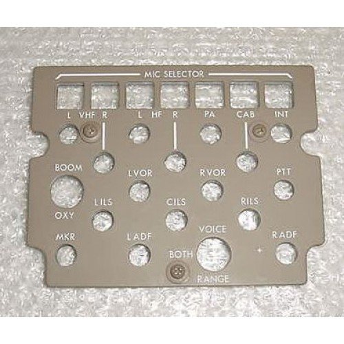 S233T1005505, New Aircraft Audio Control Panel EL Lightplate