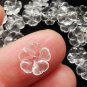 Genuine Crystal Clear Quartz flower 10mm Pettal five petal floral bead 6pcs