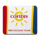 COFIDIS PRO CYCLING TEAM MOUSE PAD NEW (FREE SHIPPING WORLDWIDE!!)