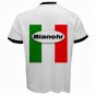 BIANCHI CYCLING ITALIAN FLAG RINGER T-SHIRT sz L (FREE SHIPPING WORLDWIDE!!)
