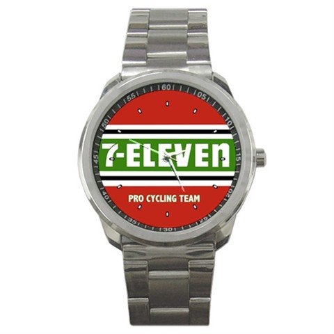 TEAM 7-ELEVEN BIKE CYCLE CYCLING WRIST WATCH NEW (FREE SHIPPING WORLDWIDE!!)