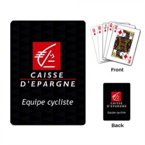 CAISSE D`EPARGNE TEAM CYCLING CYCLE DECK PLAYING CARDS NEW (FREE SHIPPING WORLDWIDE!!)