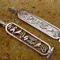 Egyptian Handmade Sterling Silver 925 Open Personalized Cartouche Pendant