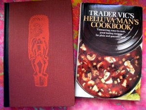 RARE VINTAGE TRADER VIC'S PACIFIC ISLAND & HELLUVA MAN'S COOKBOOK