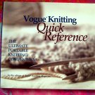 Vogue Knitting Quick Reference: The Ultimate Portable Knitting Compendium (Spiral-bound)