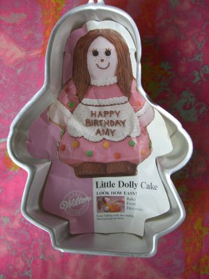Wilton Cake Pan "Little Dolly" with Insert # 2105-9404 Doll