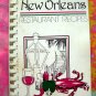 A La New Orleans Restaurant Recipes Cookbook 1980 Michale Grady Cajun Creole Southern