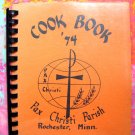 ROCHESTER MINNESOTA (MN) Pax Christi Church Cookbook 1974